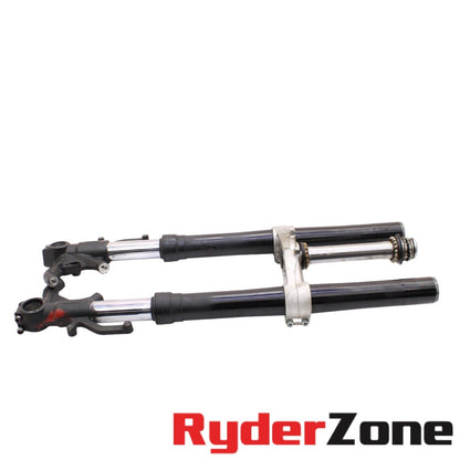 2019 - 2023 KAWASAKI NINJA ZX6R FORKS FRONT SUSPENSION FORK TUBES TRIPLE TREE OE