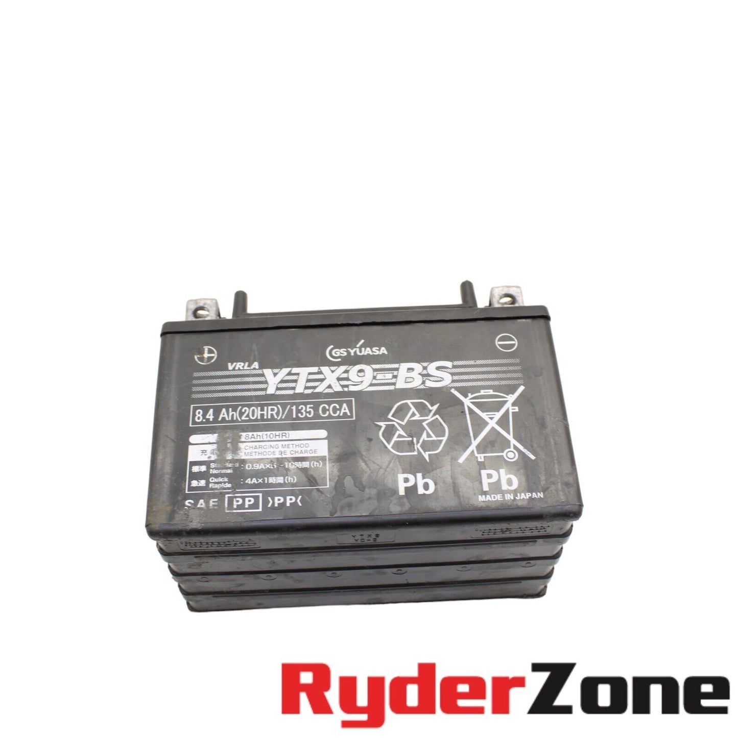 YTX9-BS GS YUASA BATTERY 8.4 AH(20HR) / 135 CCA STOCK