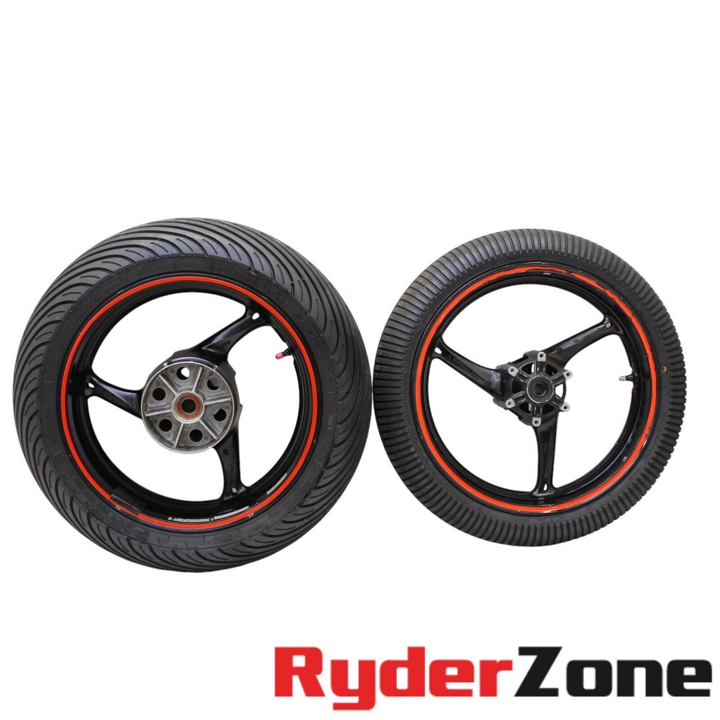 2011 - 2022 SUZUKI GSXR600 GSXR750 WHEEL SET RIM STRAIGHT DUNLOP RAIN TIRES