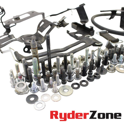 2013 - 2018 KAWASAKI NINJA ZX6R KIT DE HARDWARE TORNILLOS MANGUERAS SOPORTES SOPORTE STOCK 