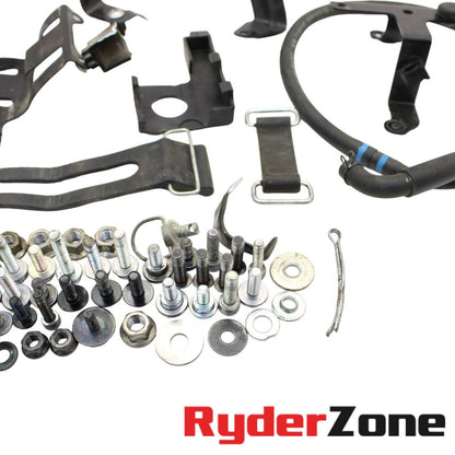 2013 - 2018 KAWASAKI NINJA ZX6R KIT DE HARDWARE TORNILLOS MANGUERAS SOPORTES SOPORTE STOCK 