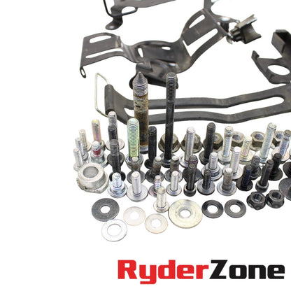 2013 - 2018 KAWASAKI NINJA ZX6R KIT DE HARDWARE TORNILLOS MANGUERAS SOPORTES SOPORTE STOCK 