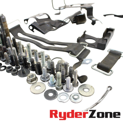 2013 - 2018 KAWASAKI NINJA ZX6R KIT DE HARDWARE TORNILLOS MANGUERAS SOPORTES SOPORTE STOCK 