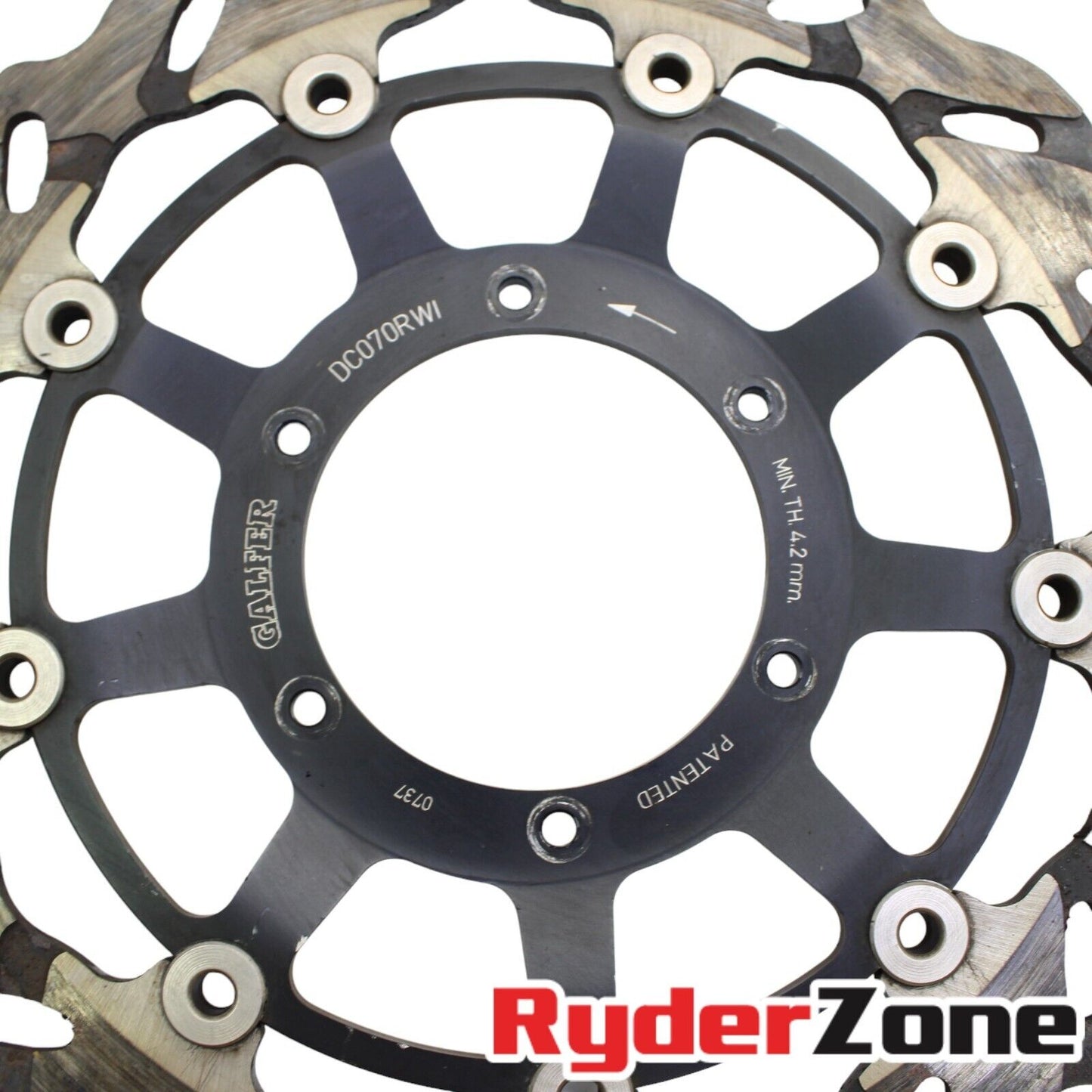 2007 - 2012 HONDA CBR600RR GALFER FRONT BRAKE ROTORS STRAIGHT TRACK DC070RWI