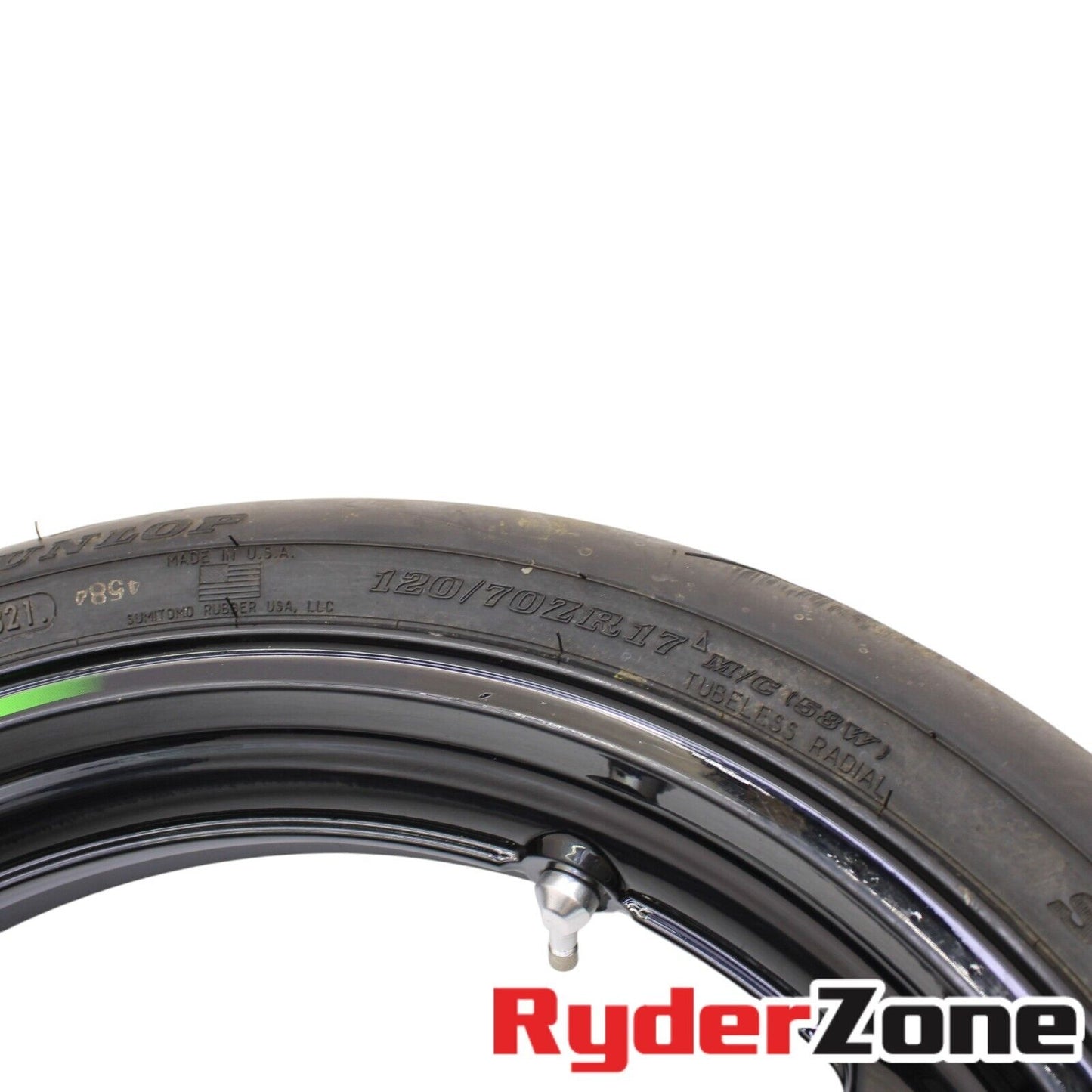 2021 - 2024 KAWASAKI NINJA ZX10R FRONT WHEEL MICHELIN TIRE STRAIGHT RIM STOCK