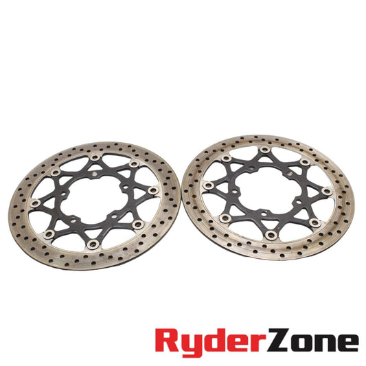 2005 2006 SUZUKI GSXR 1000 FRONT BRAKE ROTORS DISC SET LEFT RIGHT STRAIGHT