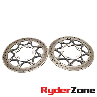 2005 2006 SUZUKI GSXR 1000 FRONT BRAKE ROTORS DISC SET LEFT RIGHT STRAIGHT