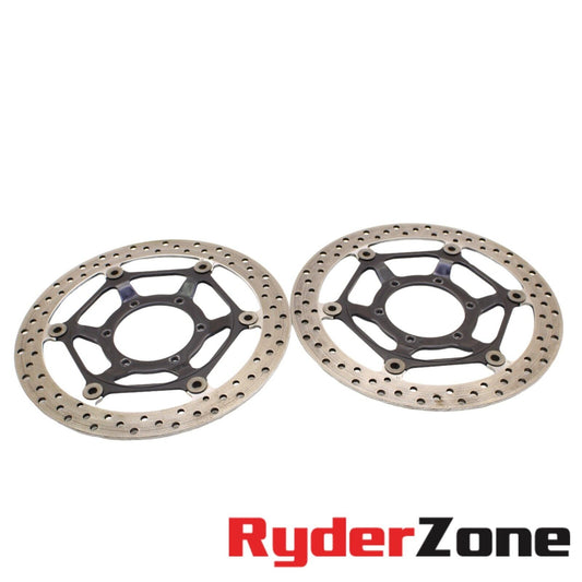 2012 - 2016 HONDA CBR1000RR FRONT BRAKE ROTORS LEFT RIGHT DISCS STOCK STRAIGHT