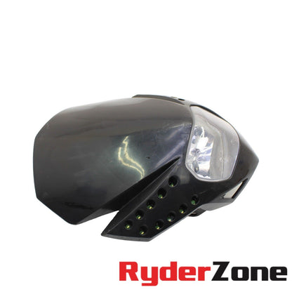 2013 - 2016 HONDA CRF250L HEADLIGHT NOSE FAIRING UPPER PLASTIC HEAD LIGHT LAMP