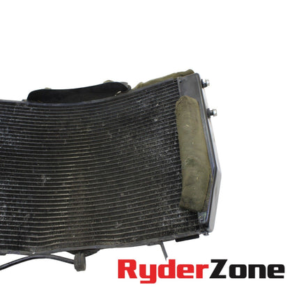 2008 - 2016 YAMAHA YZF R6 RADIATOR ENGINE COOLING COOLER BLACK STOCK