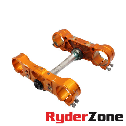 2016 - 2022 KTM 250 SXF NEKEN ABRAZADERA DE TRIPLE ÁRBOL SUPERIOR INFERIOR NARANJA RECTA 