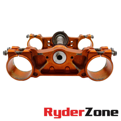 2016 - 2022 KTM 250 SXF NEKEN ABRAZADERA DE TRIPLE ÁRBOL SUPERIOR INFERIOR NARANJA RECTA 
