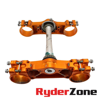 2016 - 2022 KTM 250 SXF NEKEN ABRAZADERA DE TRIPLE ÁRBOL SUPERIOR INFERIOR NARANJA RECTA 