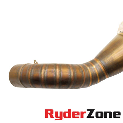 2015 - 2019 YAMAHA YZF R1 WERKS EXHAUST SLIP ON PIPE SILVER *SCUFFED*
