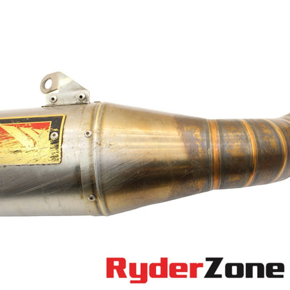 2015 - 2019 YAMAHA YZF R1 WERKS EXHAUST SLIP ON PIPE SILVER *SCUFFED*
