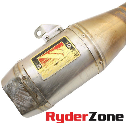 2015 - 2019 YAMAHA YZF R1 WERKS EXHAUST SLIP ON PIPE SILVER *SCUFFED*