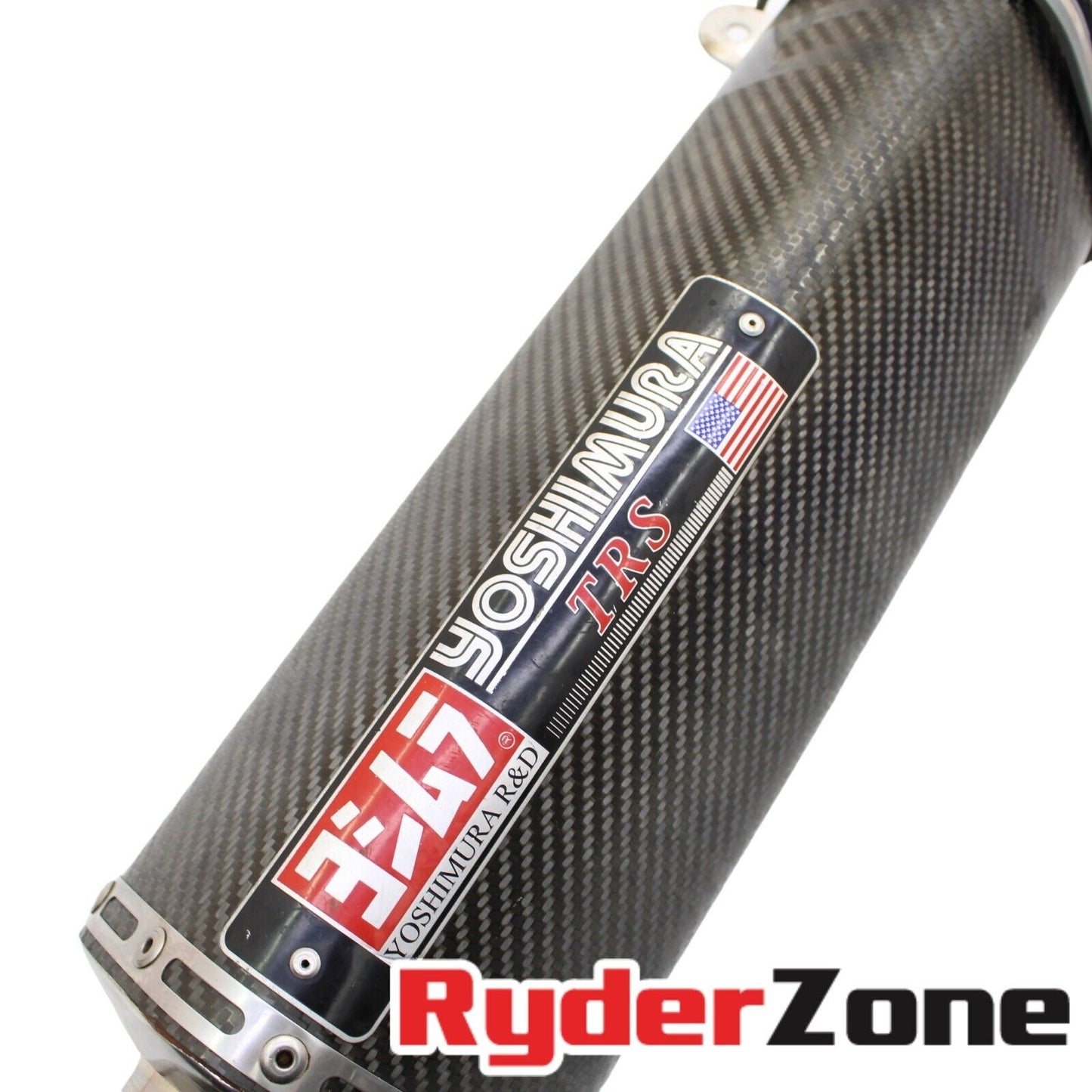 2005 2006 SUZUKI GSXR 1000 YOSHIMURA EXHAUST SLIP ON CARBON FIBER MUFFLER PIPE