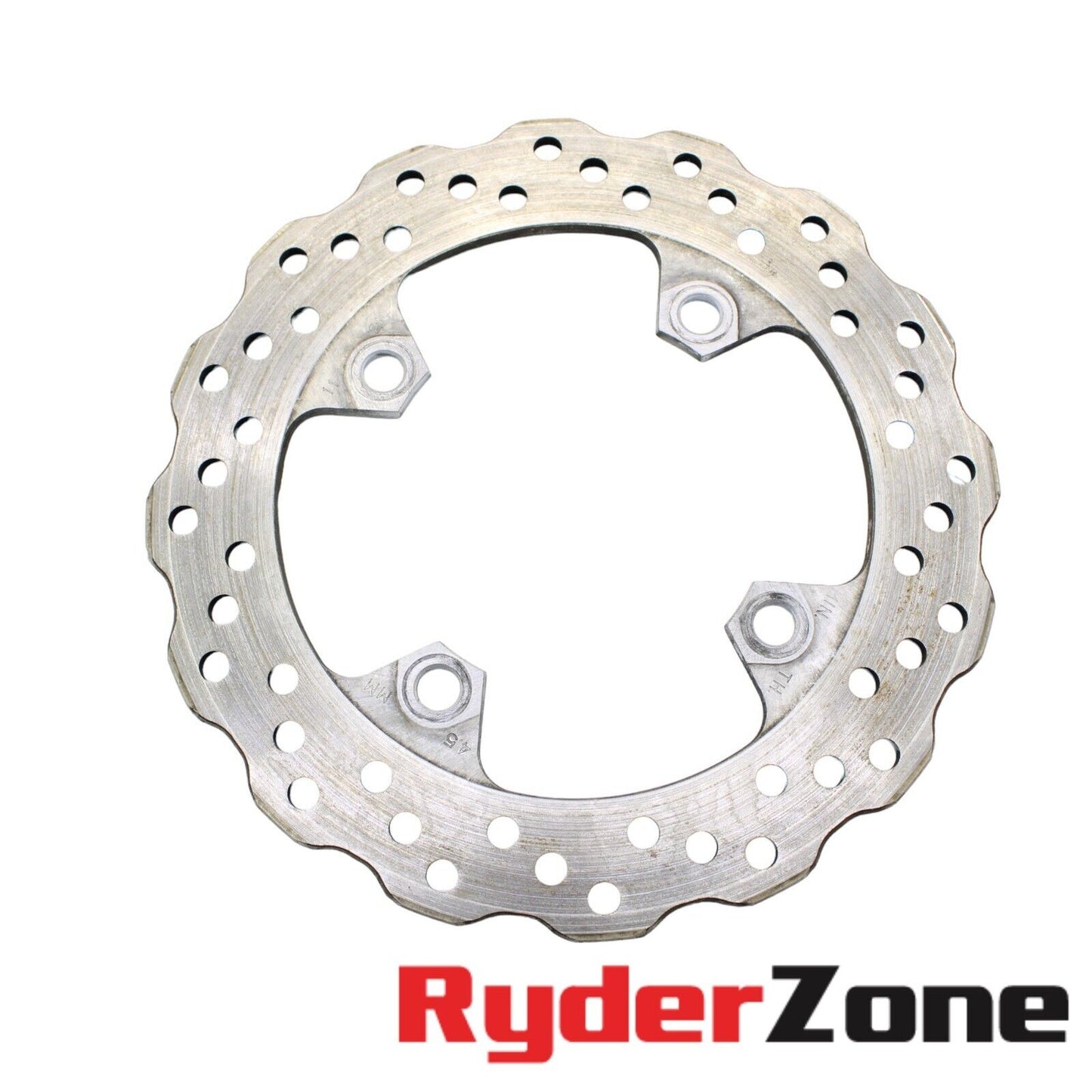 2019 - 2023 KAWASAKI NINJA ZX6R REAR BRAKE ROTOR DISC SILVER STRAIGHT