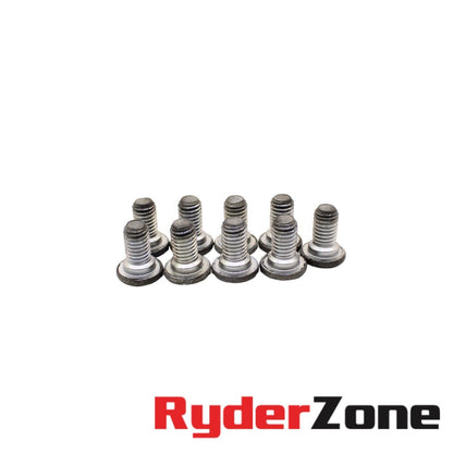 2008 - 2018 KAWASAKI KLR650 FRONT BRAKE ROTOR BOLTS HARDWARE STOCK SILVER SET