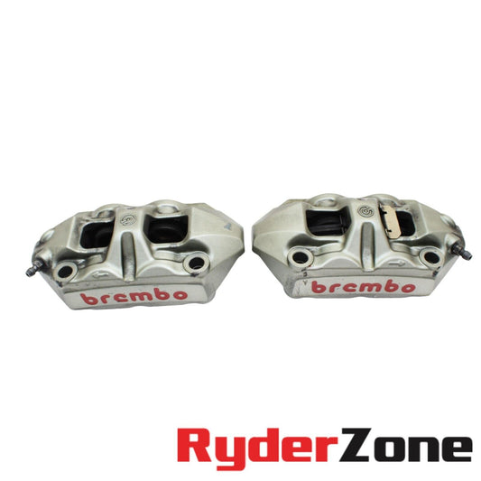 2013 2014 BMW HP4 FRONT CALIPERS RIGHT LEFT BRAKE CALIPER SET PAIR BREMBO