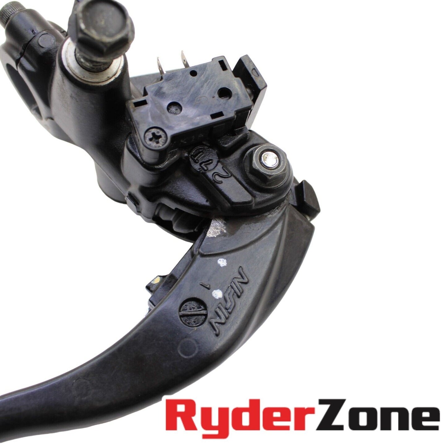 06 - 2011 KAWASAKI NINJA ZX14 CLUTCH MASTER CYLINDER HYDRAULIC LEFT BLACK LEVER