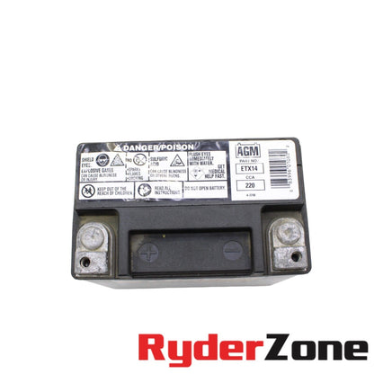 2006 - 2011 KAWASAKI NINJA ZX14 BATTERY NAPA THE LEGEND PREMIUM AGM TECHNOLOGY