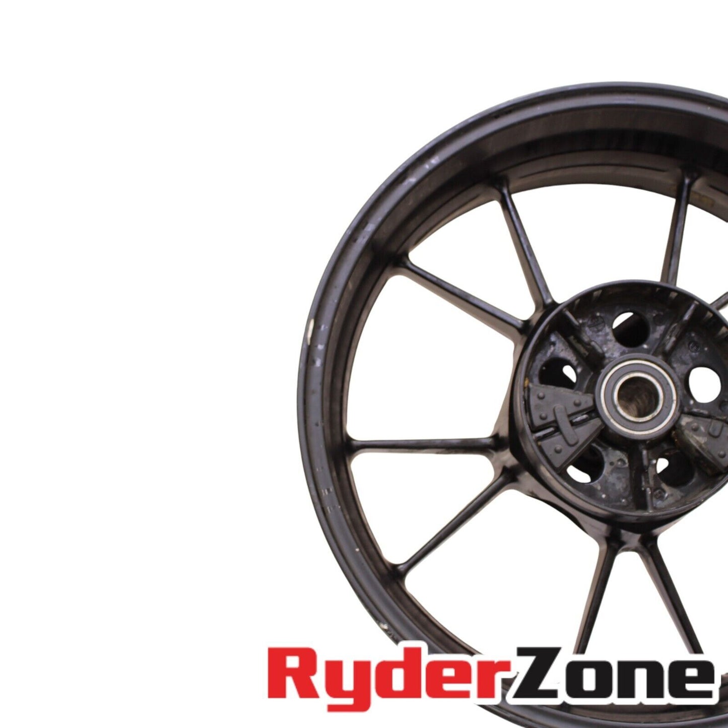 2009 - 2014 BMW S1000RR REAR RIM WHEEL BACK STRAIGHT BLACK