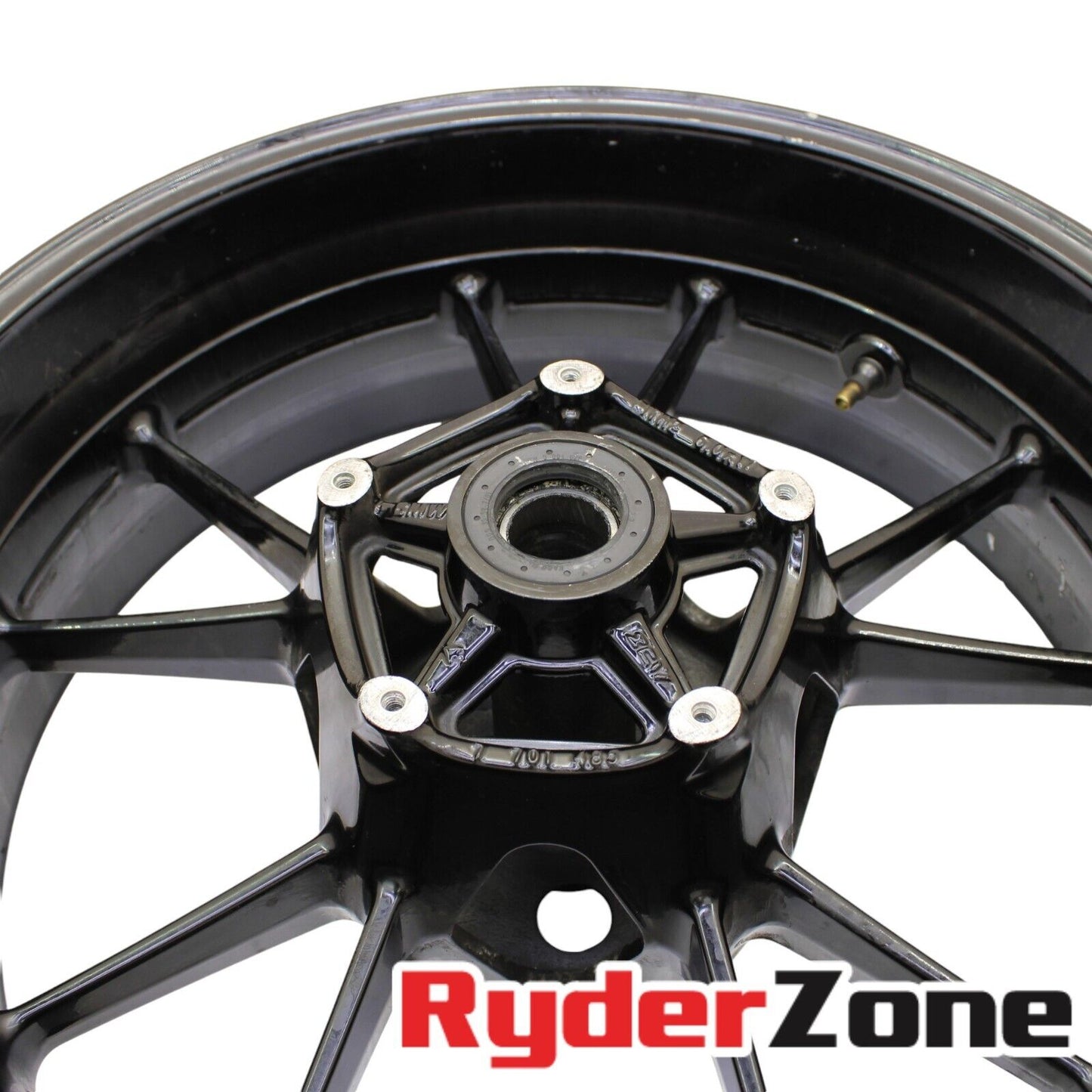 2009 - 2014 BMW S1000RR REAR RIM WHEEL BACK STRAIGHT BLACK