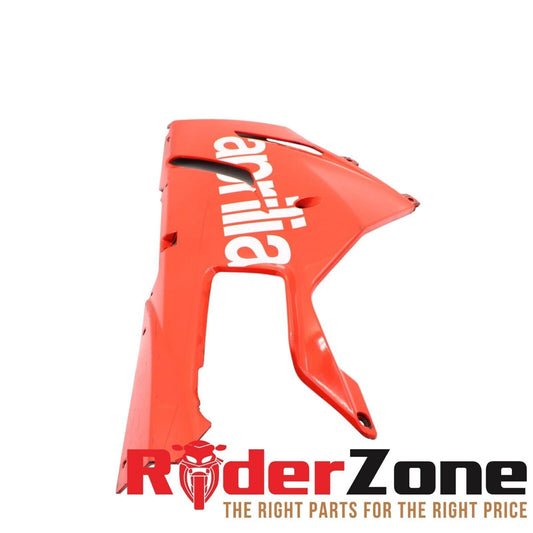 2004 - 2008 APRILIA RSV1000R LEFT BELLY FAIRING RED PLASTIC RED