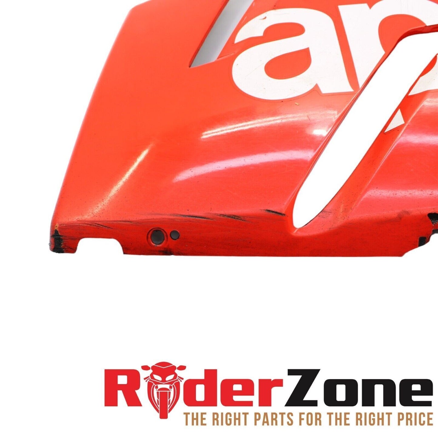 2004 - 2008 APRILIA RSV1000R LEFT BELLY FAIRING RED PLASTIC RED