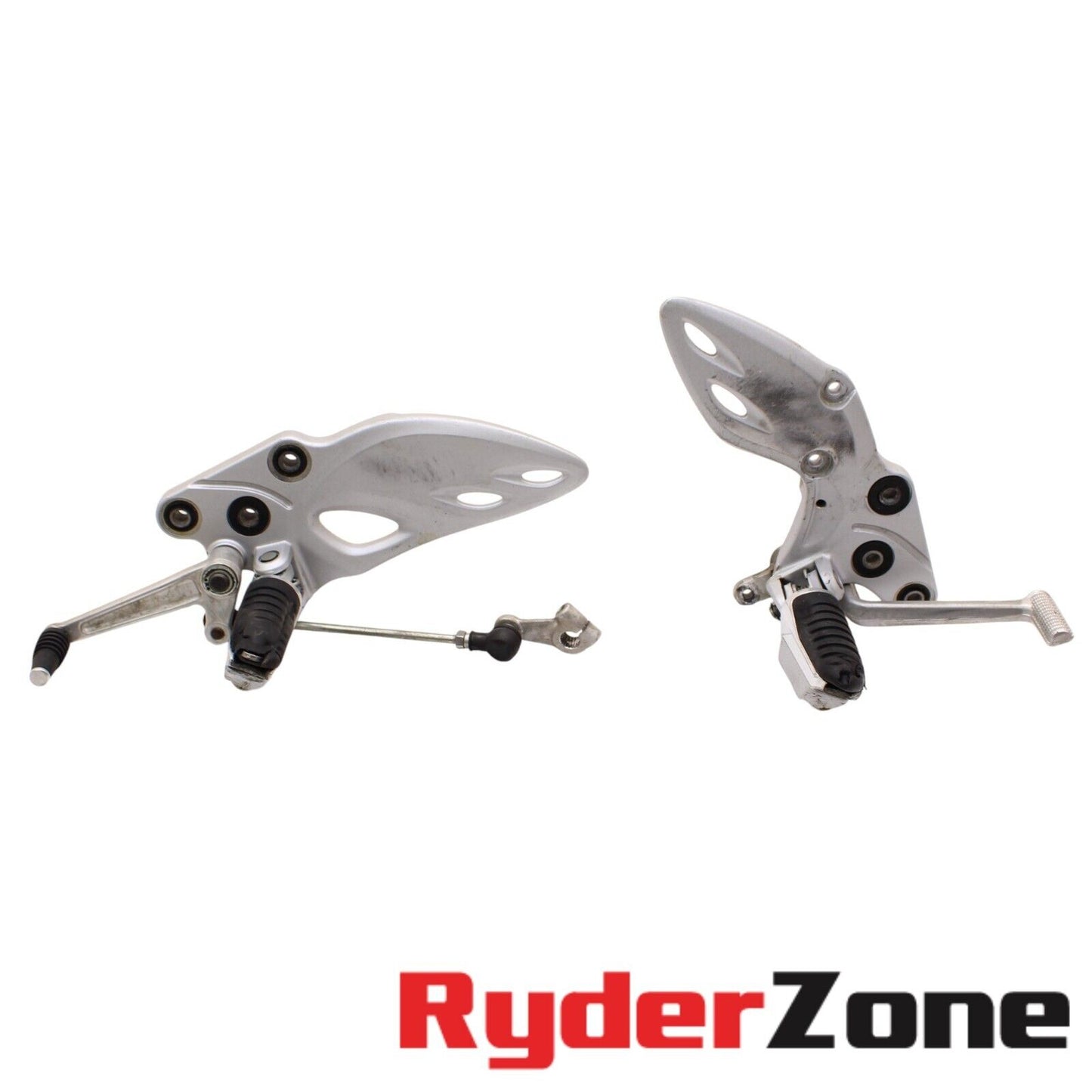 2008 - 2020 SUZUKI HAYABUSA REARSETS SHIFTER PEG DRIVER FOOT PEG REAR SET SILVER