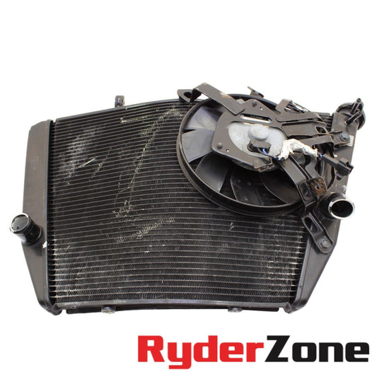 2009 - 2016 SUZUKI GSXR 1000 RADIATOR ENGINE COOLER MOTOR COOLING FAN *BENT*