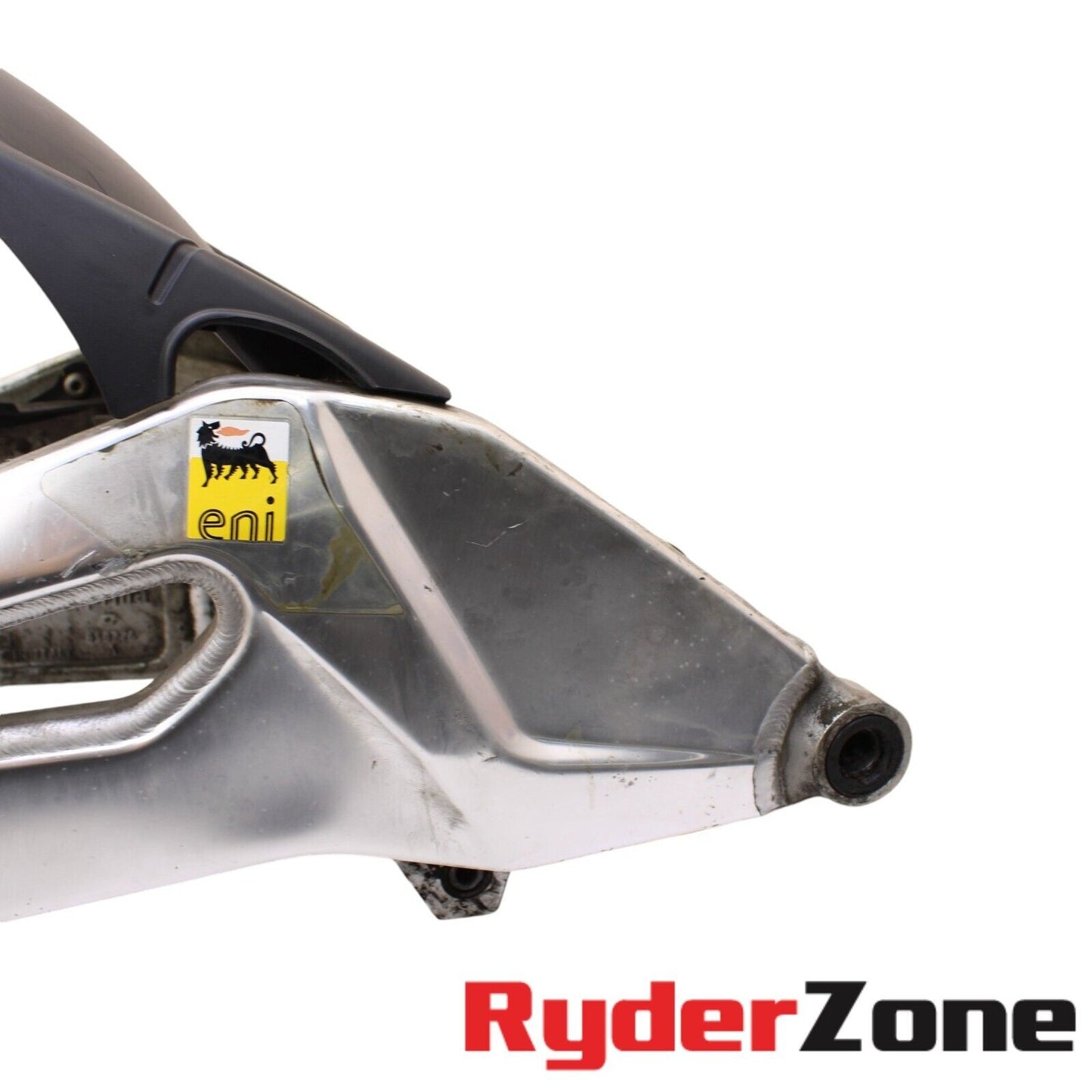 2015 - 2019 APRILIA TUONO V4 SWINGARM REAR CHAIN GUIDE BACK FENDER SILVER STOCK