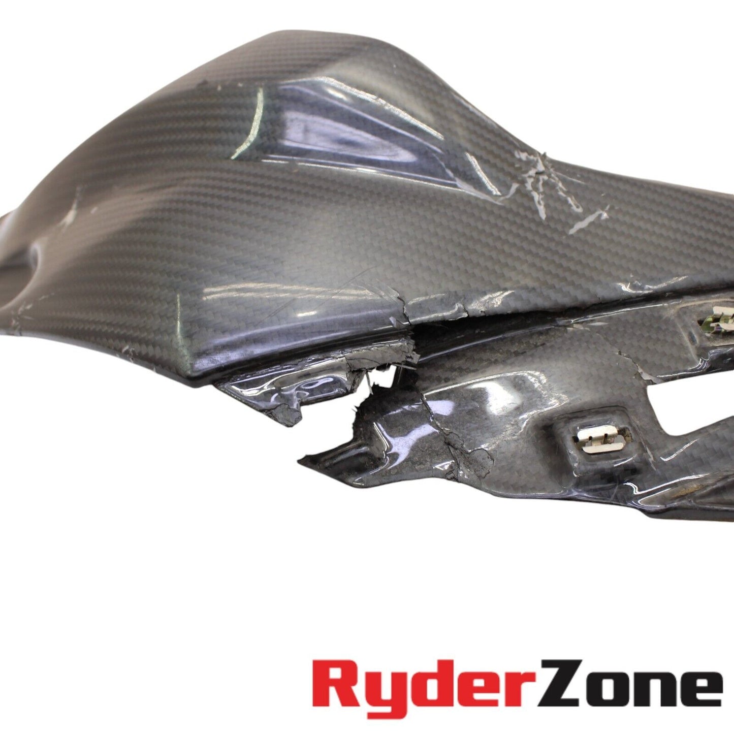 2020 - 2023 BMW S1000RR GAS TANK FAIRING COWL COVER TRIM *CARBON FIBER* DAMAGED