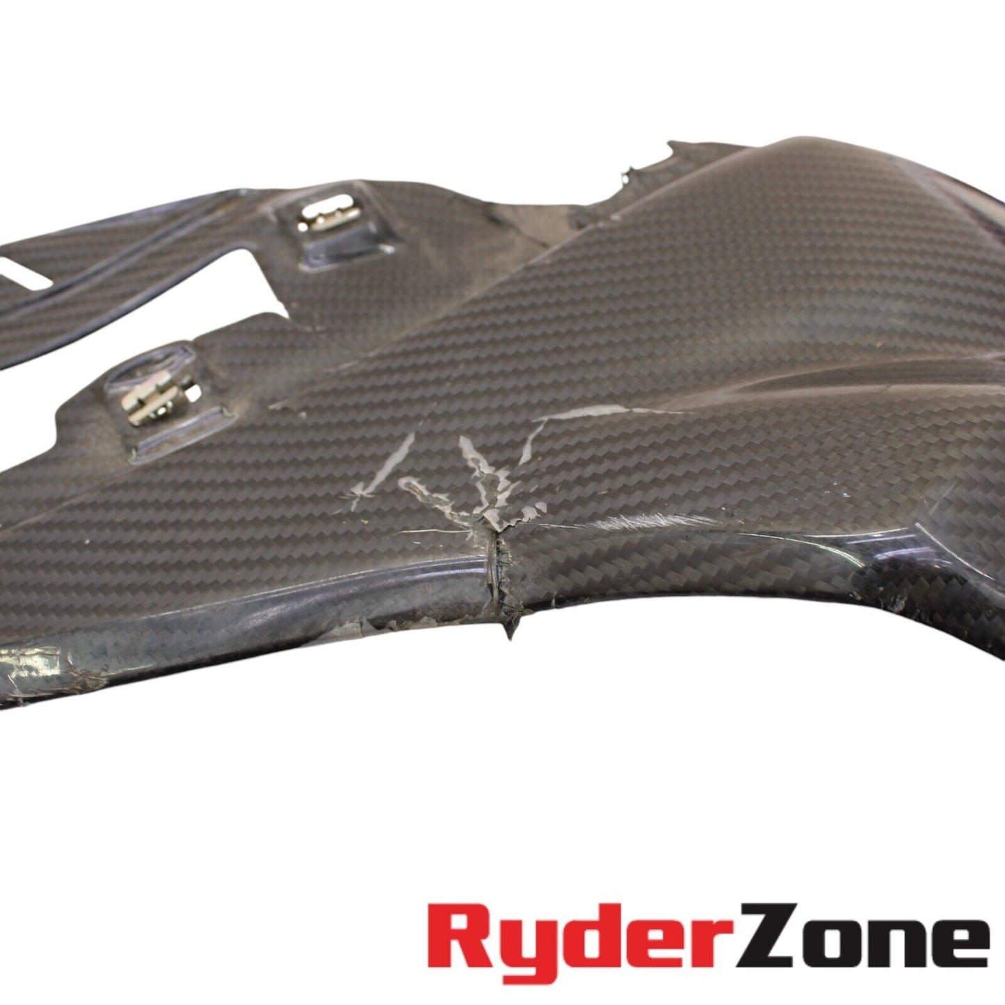 2020 - 2023 BMW S1000RR GAS TANK FAIRING COWL COVER TRIM *CARBON FIBER* DAMAGED