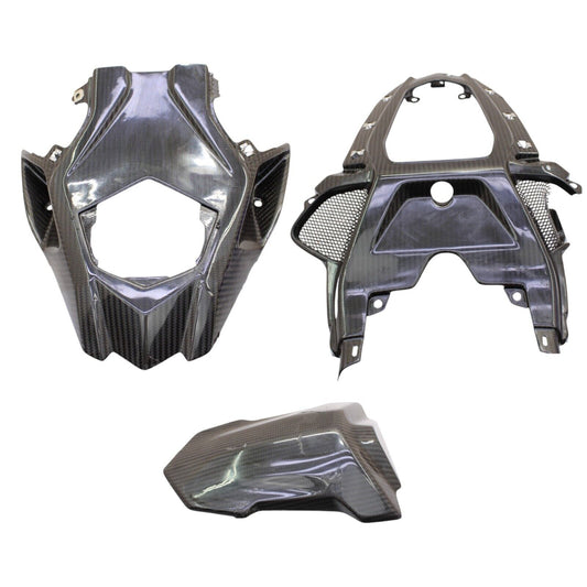 2020 - 2023 BMW S1000RR CARBON FIBER TAIL FAIRING SET COWL SUBFRAME *DAMAGED*