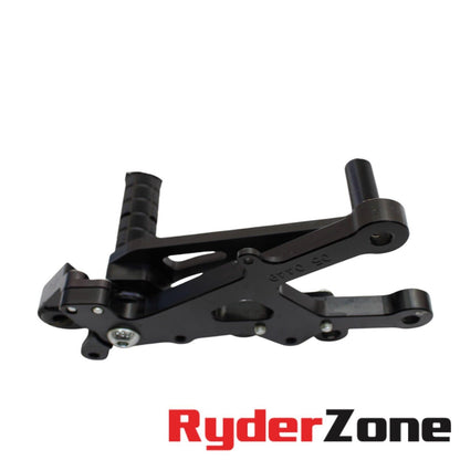 2006 2007 YAMAHA YZF R6 CFM REARSETS RIGHT LEFT REAR SET DRIVER FOOT PEGS BLACK