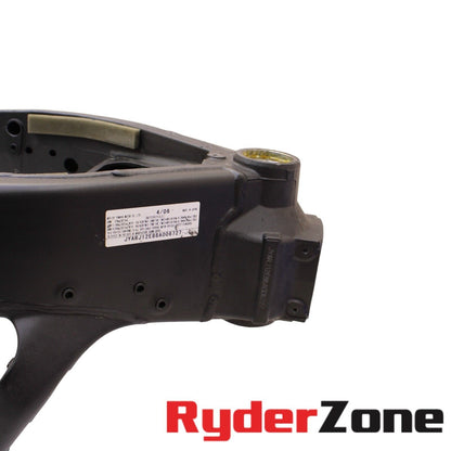 2006 2007 YAMAHA YZF R6 FRAME CHASSIS STRAIGHT BLACK MAIN