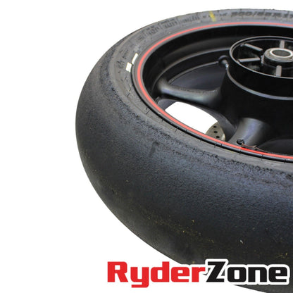 JUEGO DE RUEDAS YAMAHA YZF R6 2003 - 2012 NEUMÁTICOS DE PISTA RECTA DELANTEROS Y TRASEROS DUNLOP 