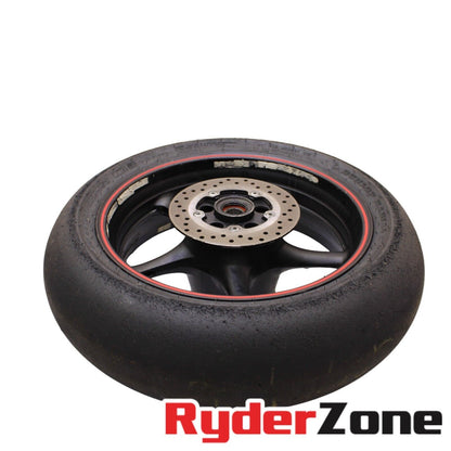 JUEGO DE RUEDAS YAMAHA YZF R6 2003 - 2012 NEUMÁTICOS DE PISTA RECTA DELANTEROS Y TRASEROS DUNLOP 