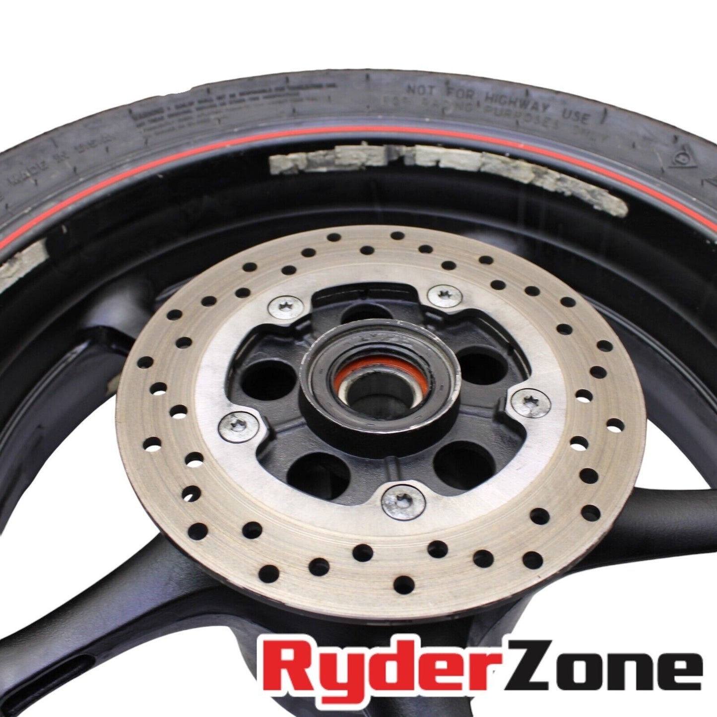 2003 - 2012 YAMAHA YZF R6 WHEEL SET FRONT AND REAR STRAIGHT TRACK TIRES DUNLOP