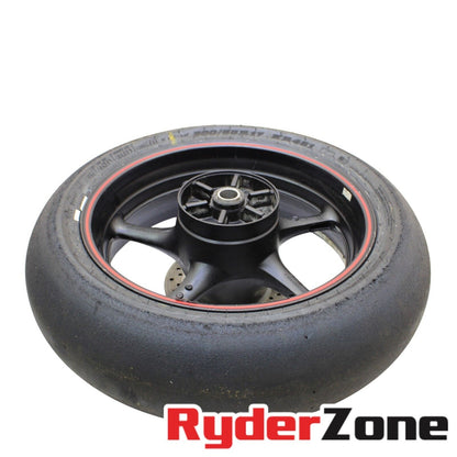 JUEGO DE RUEDAS YAMAHA YZF R6 2003 - 2012 NEUMÁTICOS DE PISTA RECTA DELANTEROS Y TRASEROS DUNLOP 