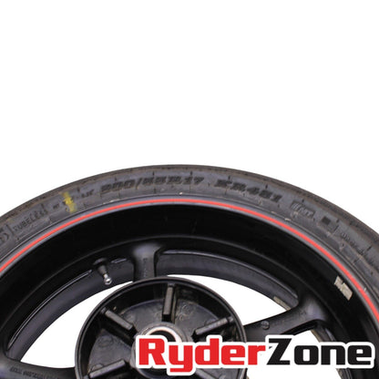 JUEGO DE RUEDAS YAMAHA YZF R6 2003 - 2012 NEUMÁTICOS DE PISTA RECTA DELANTEROS Y TRASEROS DUNLOP 