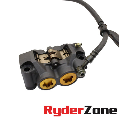 CONJUNTO DE MANGUETAS DE PINZA DE FRENO DELANTERA YAMAHA YZF R6 2006 - 2016 DERECHA IZQUIERDA DORADA 