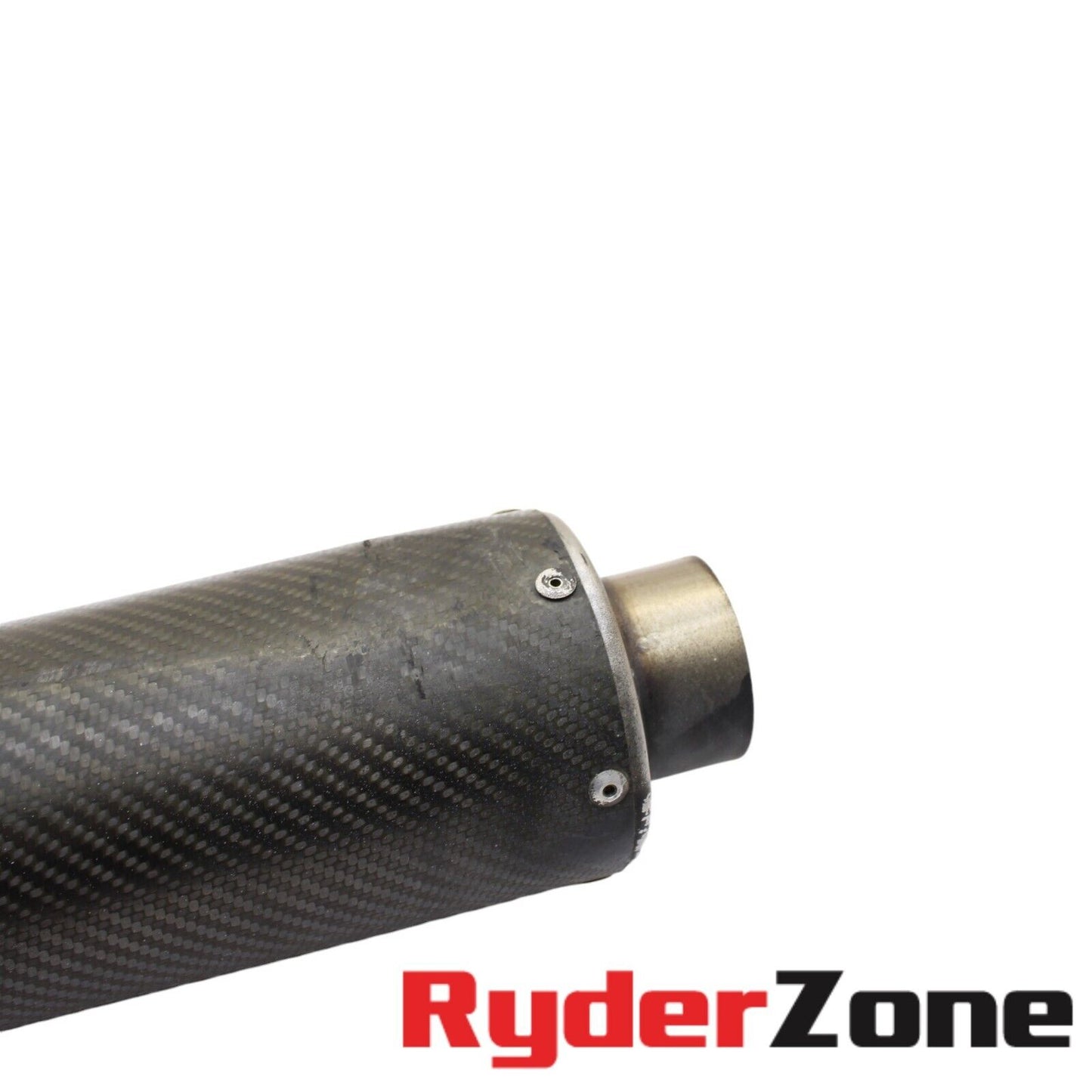 2006 2007 YAMAHA YZF R6 SLIP ON EXHAUST MUFFLER CARBON TIP