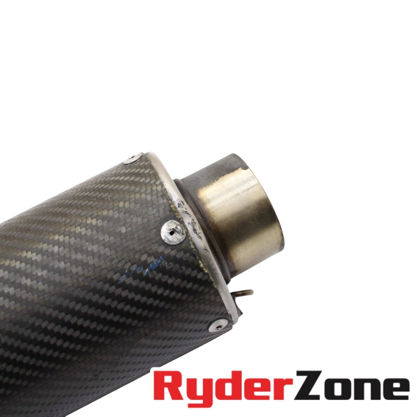 2006 2007 YAMAHA YZF R6 SLIP ON EXHAUST MUFFLER CARBON TIP