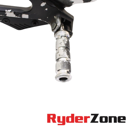 2006 2007 YAMAHA YZF R6 ESTRIBERA TRASERA IZQUIERDA ESTRIBERA TRASERA TOPE DE APOYO PARA ESTRIBERA DEL CONDUCTOR PLATA 