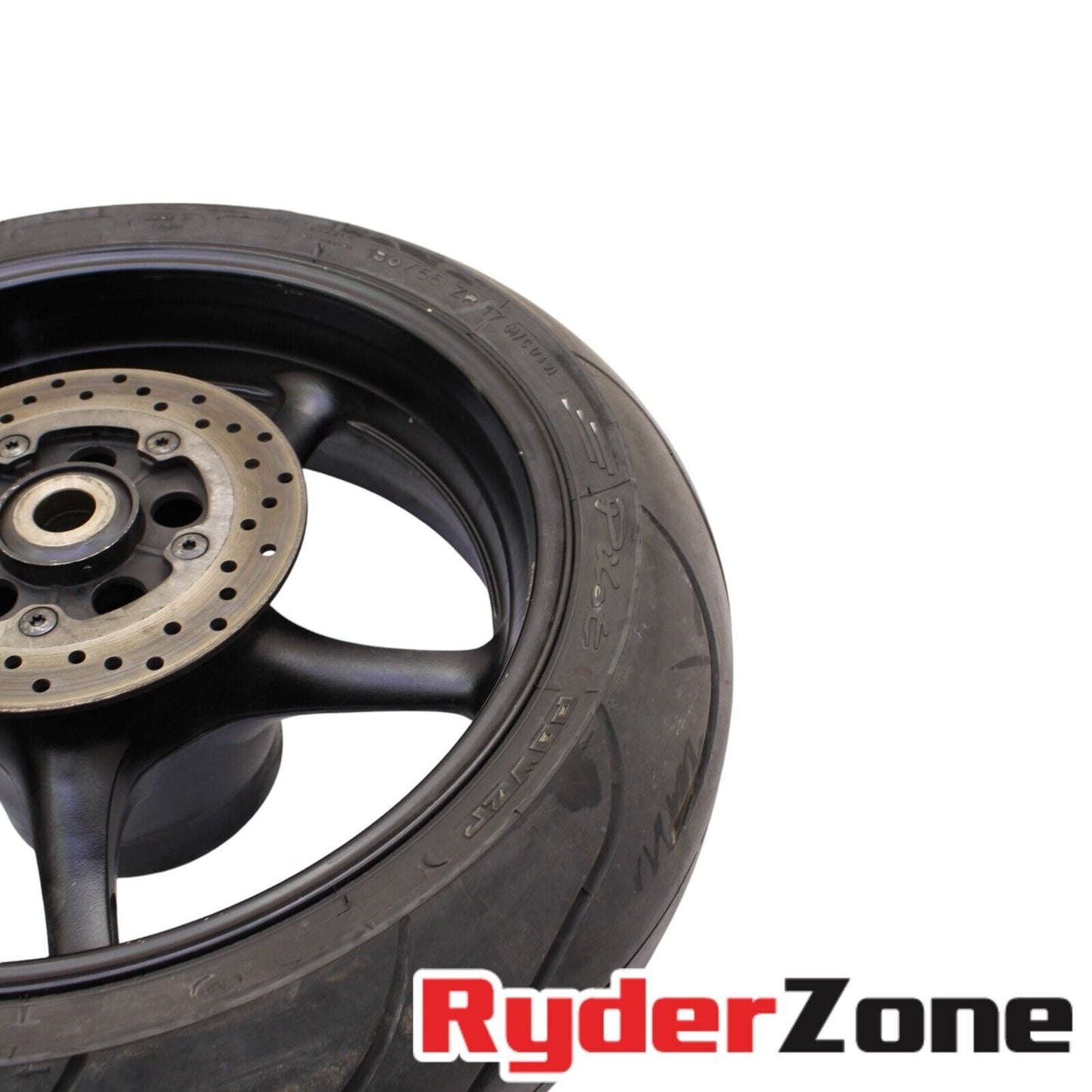 2003 - 2012 YAMAHA YZF R6 R6R REAR WHEEL STRAIGHT BACK RIM WITH MICHELIN TIRE