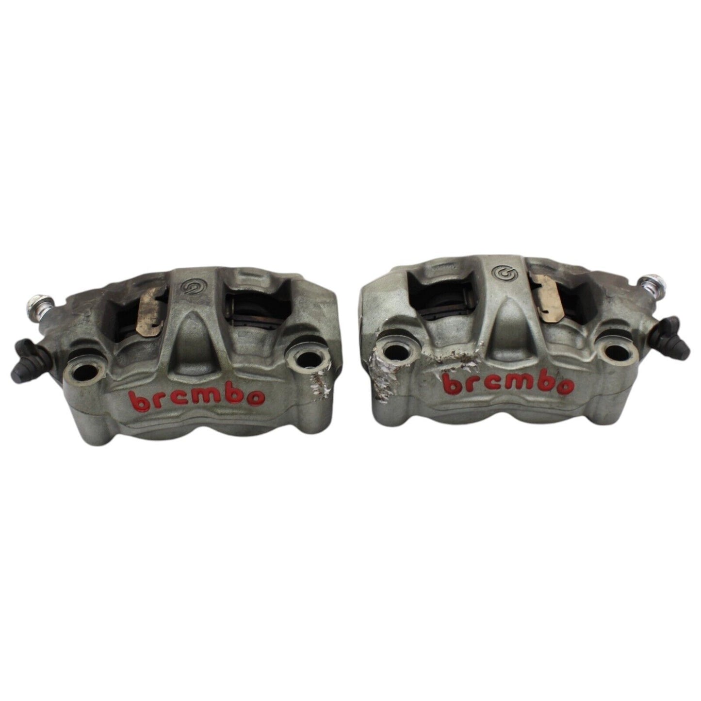 2016 - 2019 KAWASAKI NINJA ZX10R FRONT BRAKE CALIPER SET PAIR BREMBO *SCUFFED*