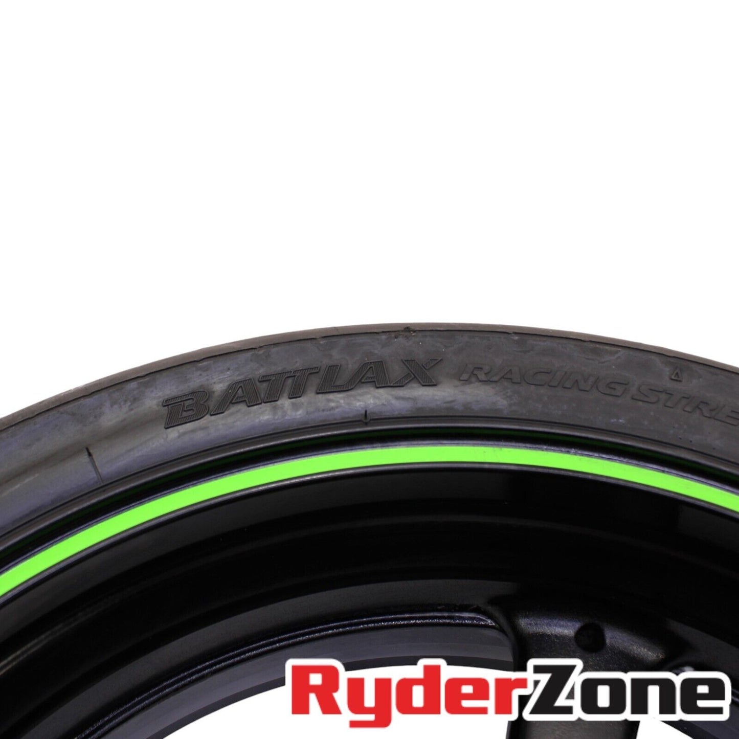 2016 - 2024 KAWASAKI NINJA ZX10R REAR WHEEL BACK STRAIGHT RIM BRIDGESTONE TIRE